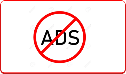 no ads